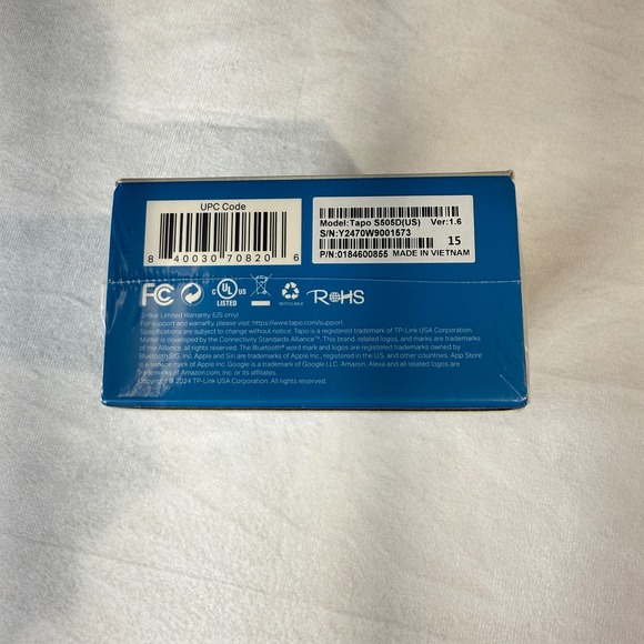 Tapo Smart Wi Fi Light Switch Dimmer Single Pole Tapo S505D New - Picture 6 of 6